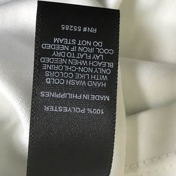 Express Laser Cut Mesh Dress Size Medium White - Picture 8 of 8